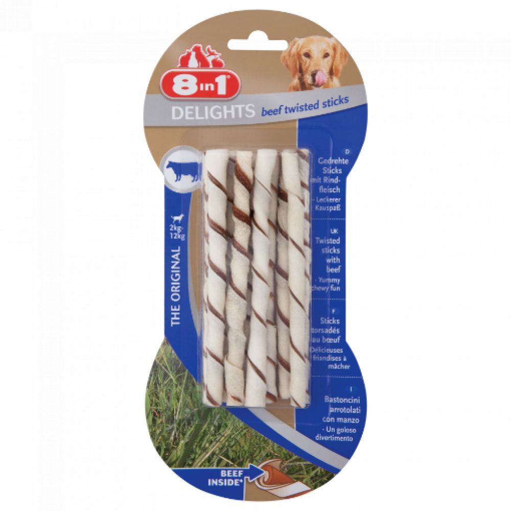 8IN1 DELIGHTS TWISTED STICKS BEEF – Image 2